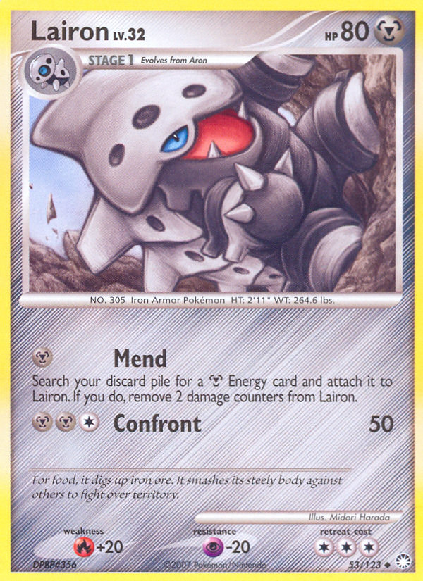 Lairon (53/123) [Diamond & Pearl: Mysterious Treasures] | Enigma On Main