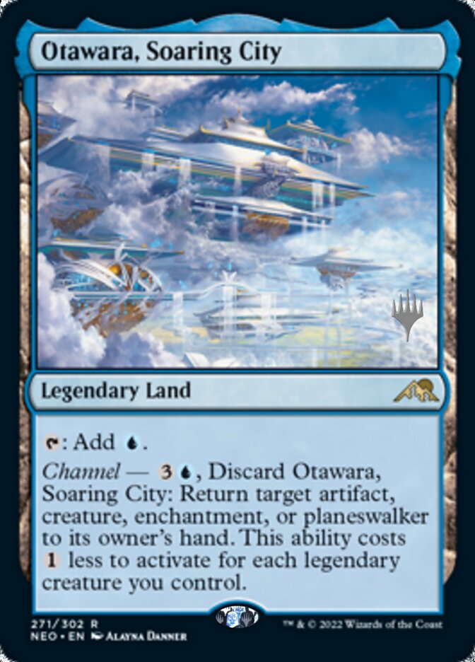 Otawara, Soaring City (Promo Pack) [Kamigawa: Neon Dynasty Promos] | Enigma On Main