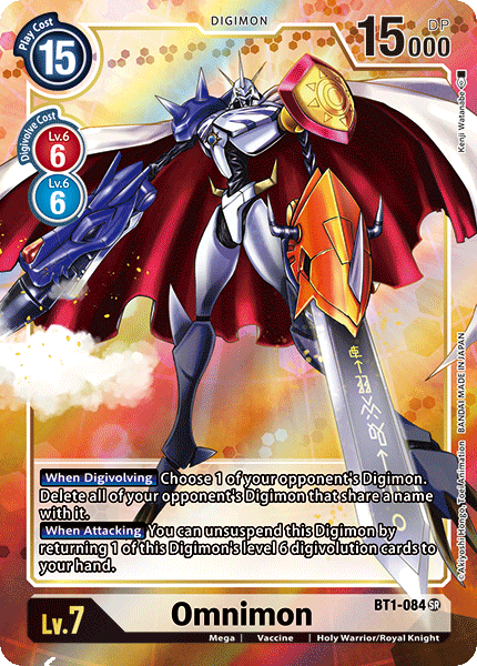 Omnimon [BT1-084] (Alternate Art) [Release Special Booster Ver.1.0] | Enigma On Main