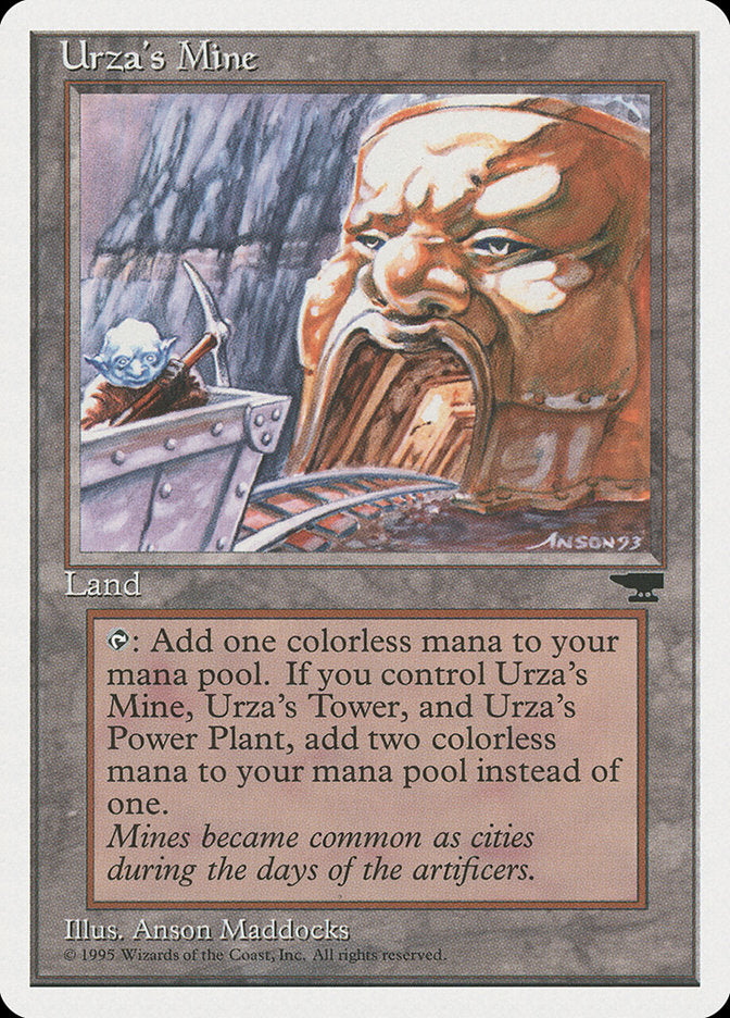 Urza's Mine (Mine Cart Entering Mouth) [Chronicles] | Enigma On Main