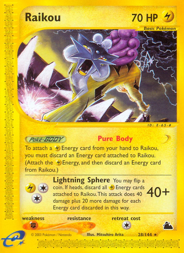 Raikou (28/144) [Skyridge] | Enigma On Main