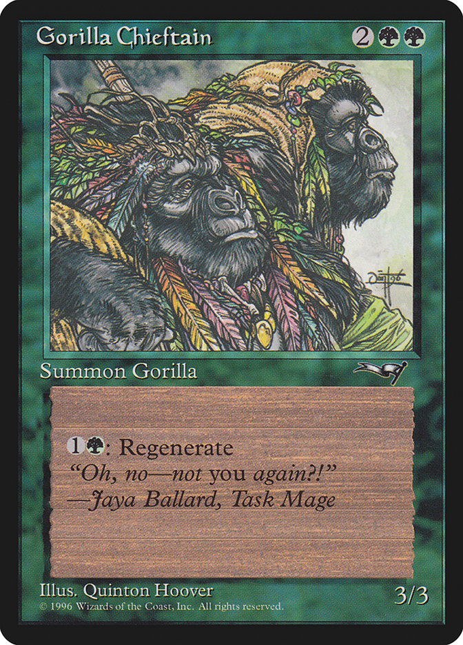 Gorilla Chieftain (Two Gorilla Art) [Alliances] | Enigma On Main