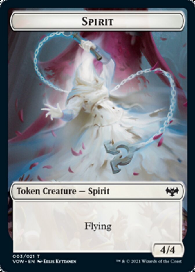 Spirit Token (003) [Innistrad: Crimson Vow Tokens] | Enigma On Main