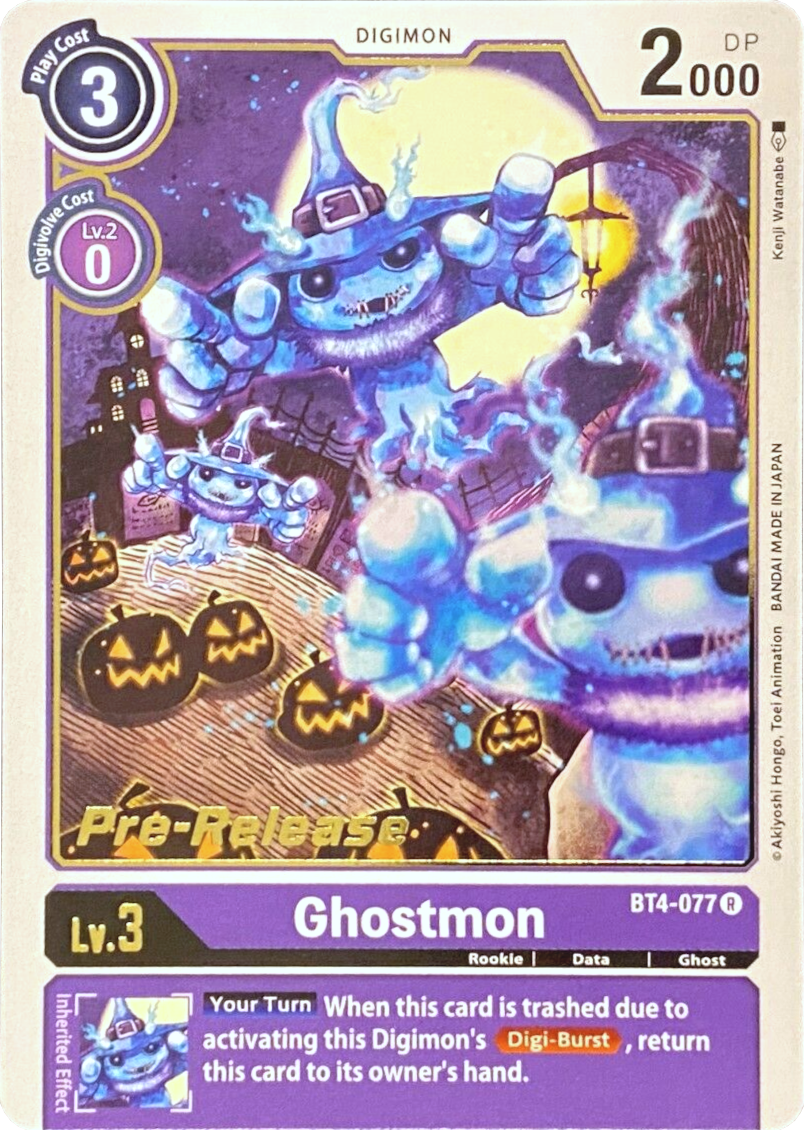 Ghostmon [BT4-077] [Great Legend Pre-Release Promos] | Enigma On Main