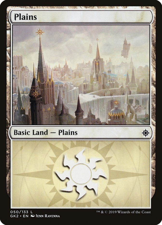 Plains (50) [Ravnica Allegiance Guild Kit] | Enigma On Main