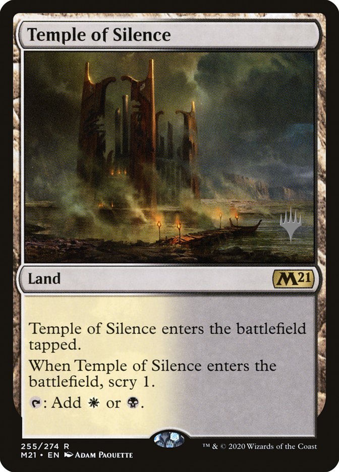 Temple of Silence (Promo Pack) [Core Set 2021 Promos] | Enigma On Main