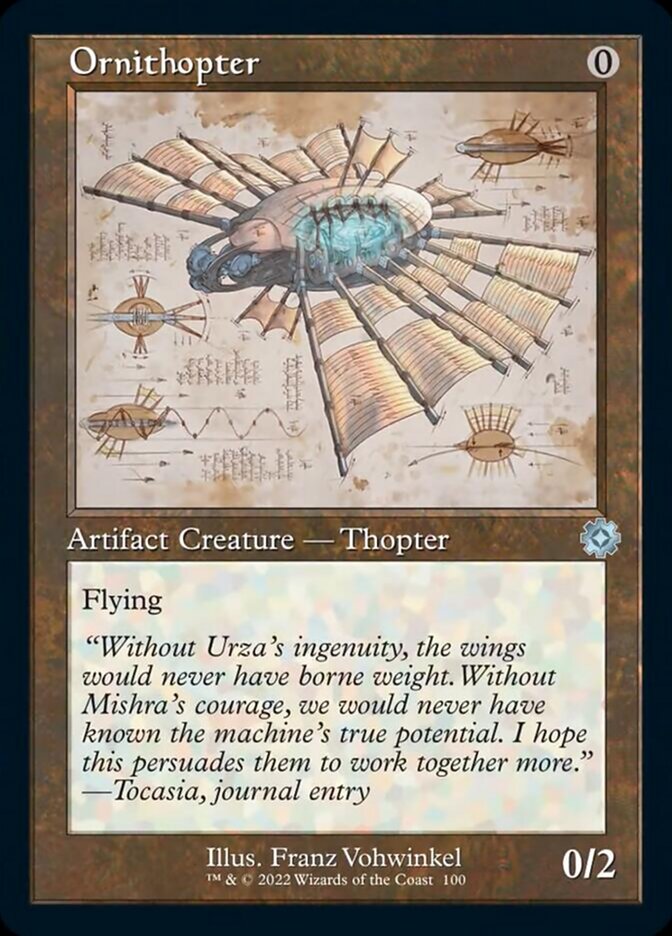 Ornithopter (Retro Schematic) [The Brothers' War Retro Artifacts] | Enigma On Main