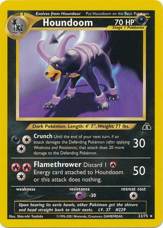 Houndoom (23/75) [Neo Discovery Unlimited] | Enigma On Main