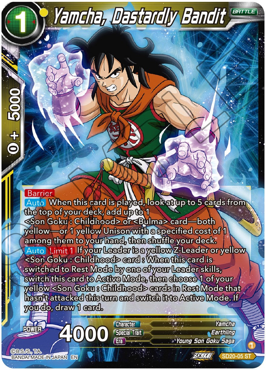 Yamcha, Dastardly Bandit (SD20-05) [Dawn of the Z-Legends] | Enigma On Main