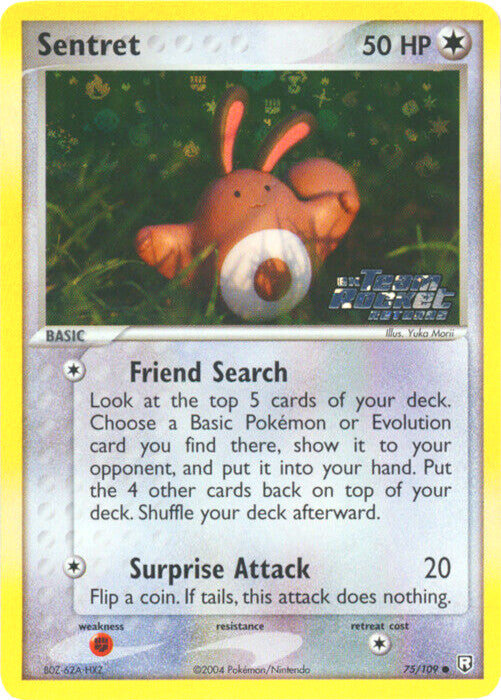 Sentret (75/109) (Stamped) [EX: Team Rocket Returns] | Enigma On Main