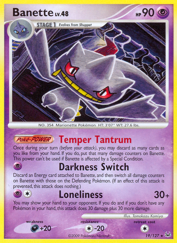 Banette (19/127) [Platinum: Base Set] | Enigma On Main