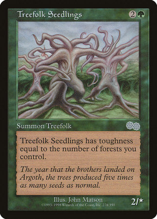 Treefolk Seedlings [Urza's Saga] | Enigma On Main