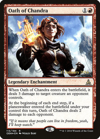 Oath of Chandra [Oath of the Gatewatch Promos] | Enigma On Main