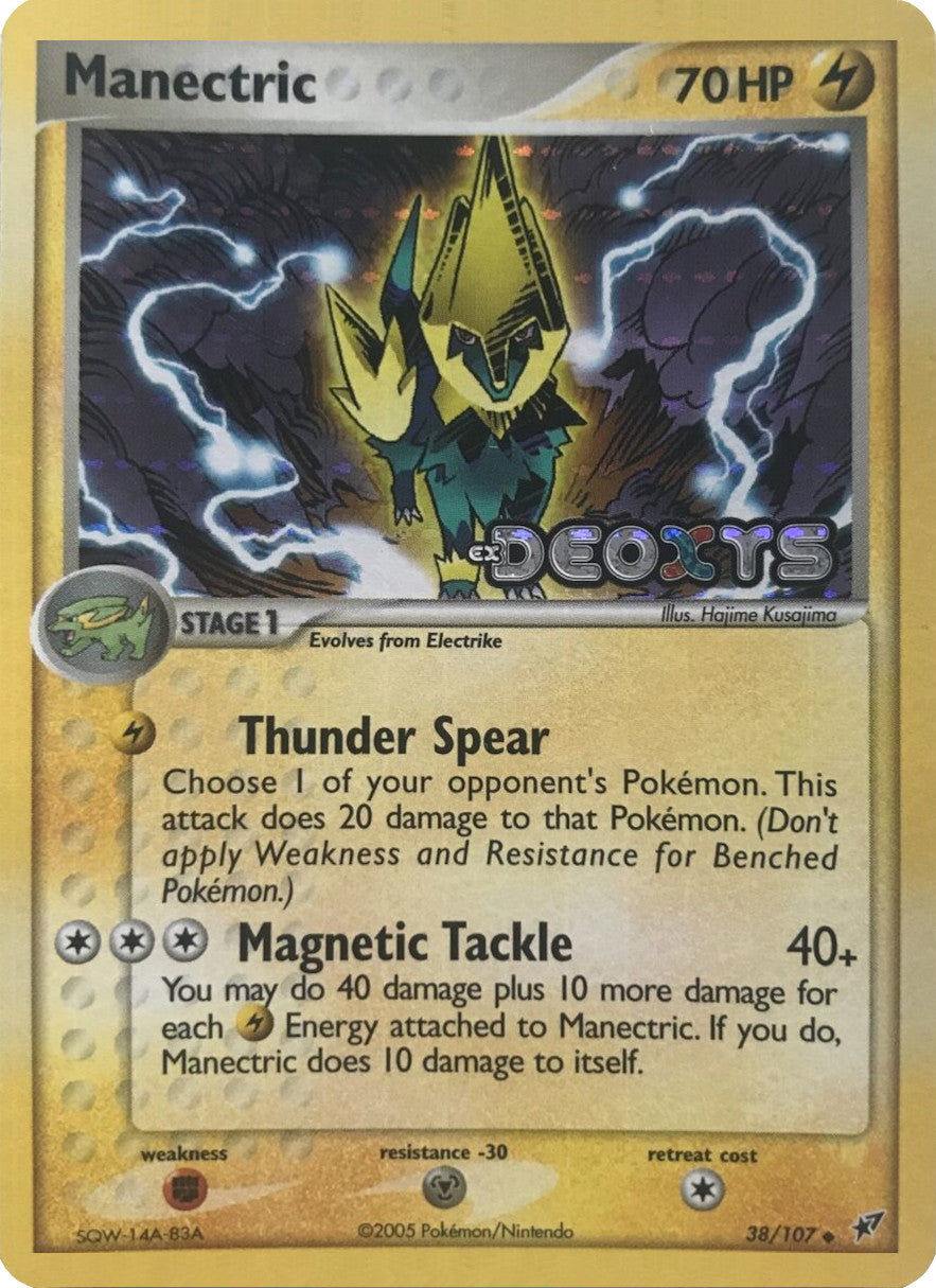 Manectric (38/107) (Stamped) [EX: Deoxys] | Enigma On Main