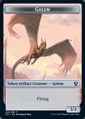 Golem (025) // Thopter Token [Commander 2021 Tokens] | Enigma On Main