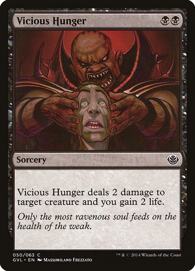 Vicious Hunger (Garruk vs. Liliana) [Duel Decks Anthology] | Enigma On Main