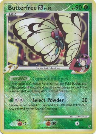 Butterfree FB LV.50 (17/147) (League Promo) [Platinum: Supreme Victors] | Enigma On Main