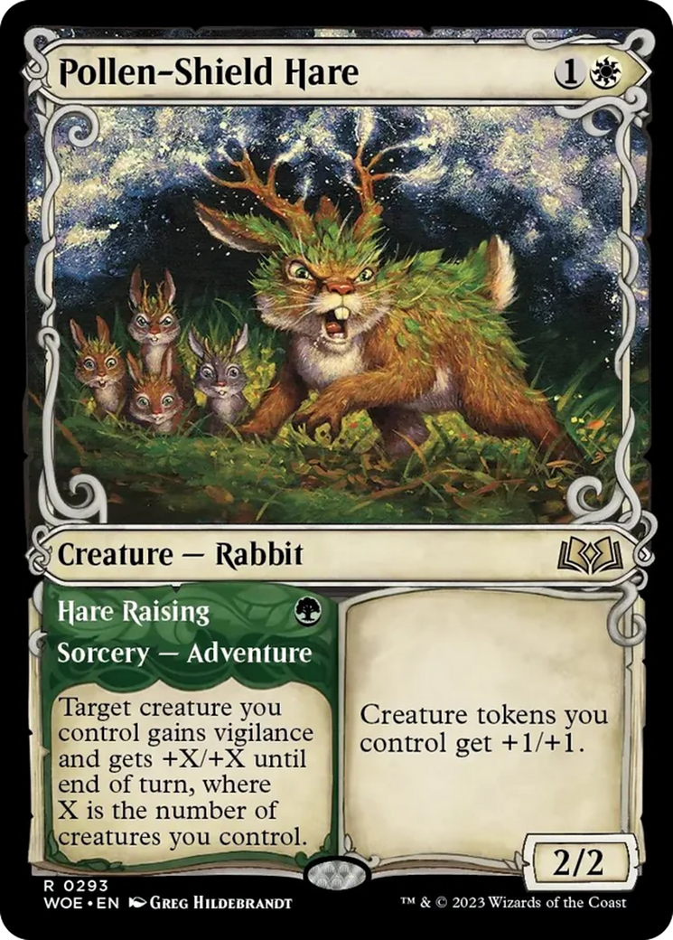 Pollen-Shield Hare // Hare Raising (Showcase) [Wilds of Eldraine] | Enigma On Main