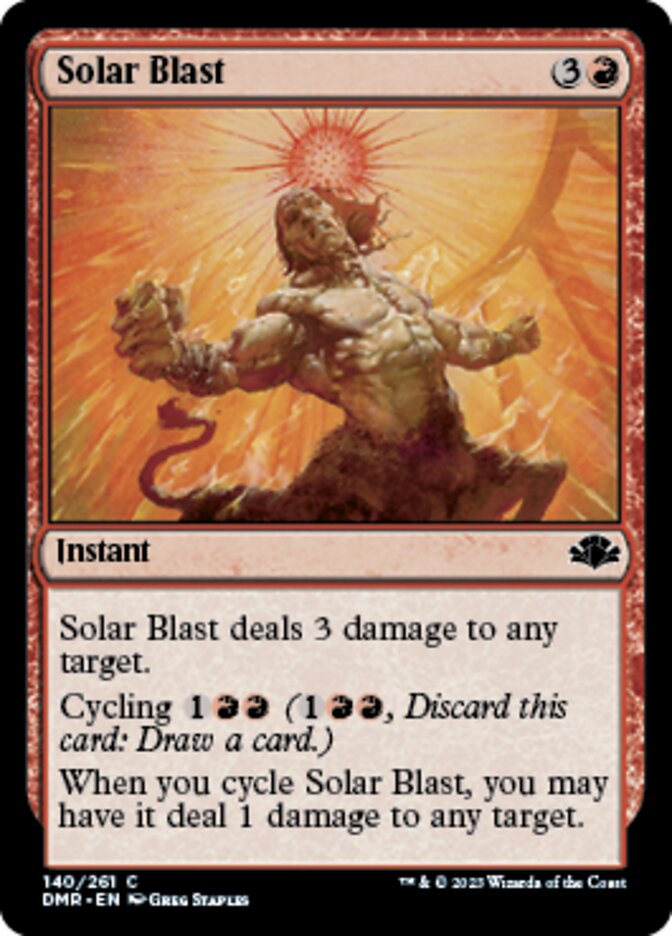 Solar Blast [Dominaria Remastered] | Enigma On Main