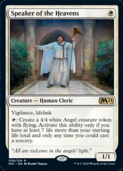 Speaker of the Heavens [Core Set 2021] | Enigma On Main