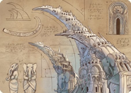 Ivory Tower Art Card [The Brothers' War Art Series] | Enigma On Main