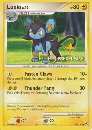 Luxio (52/130) (Prerelease Promo) [Nintendo: Black Star Promos] | Enigma On Main