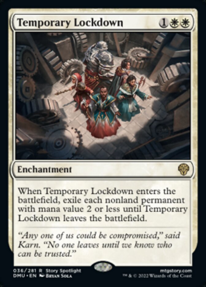 Temporary Lockdown [Dominaria United] | Enigma On Main