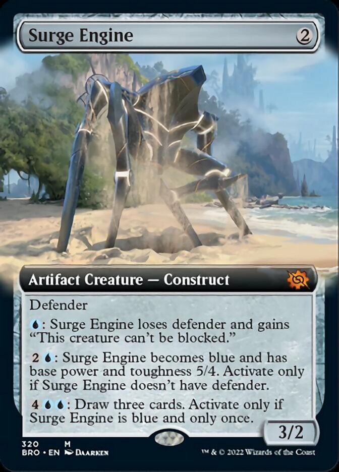 Surge Engine (Extended Art) [The Brothers' War] | Enigma On Main