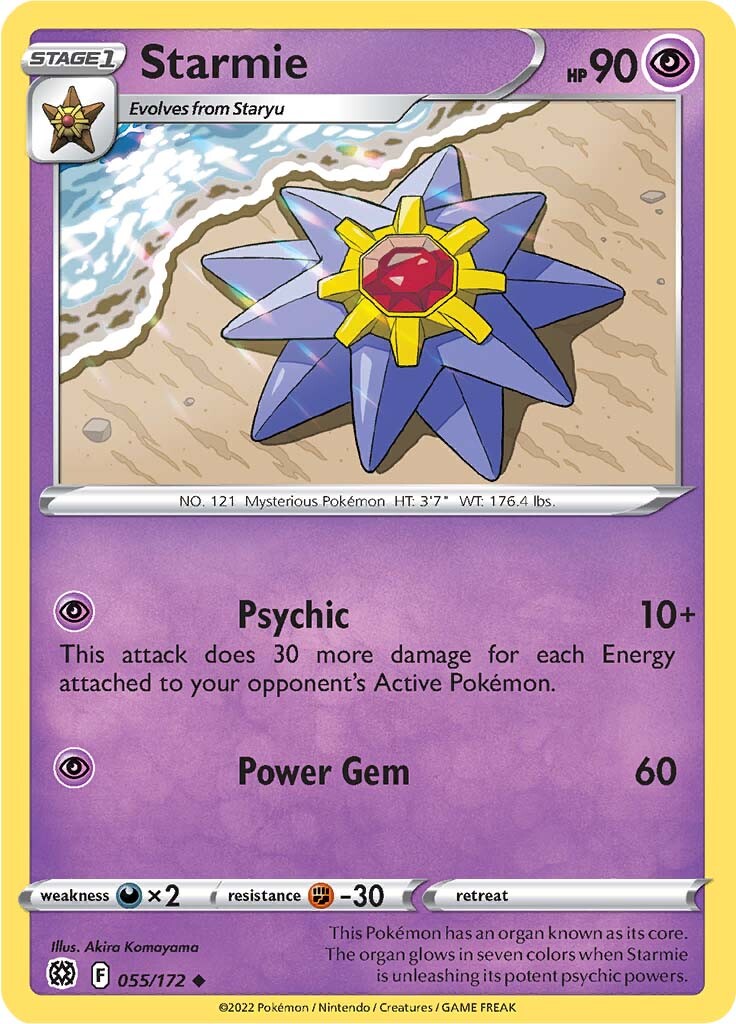 Starmie (055/172) [Sword & Shield: Brilliant Stars] | Enigma On Main