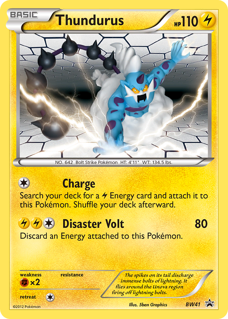 Thundurus (BW41) [Black & White: Black Star Promos] | Enigma On Main