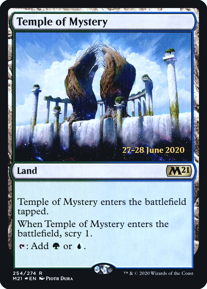 Temple of Mystery  [Core Set 2021 Prerelease Promos] | Enigma On Main