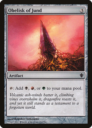 Obelisk of Jund [Commander 2013] | Enigma On Main