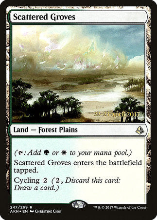 Scattered Groves [Amonkhet Promos] | Enigma On Main