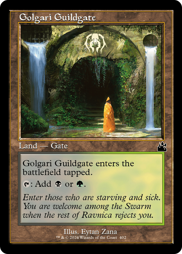 Golgari Guildgate (Retro Frame) [Ravnica Remastered] | Enigma On Main