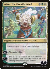 Ajani, the Greathearted [Promo Pack: Throne of Eldraine] | Enigma On Main