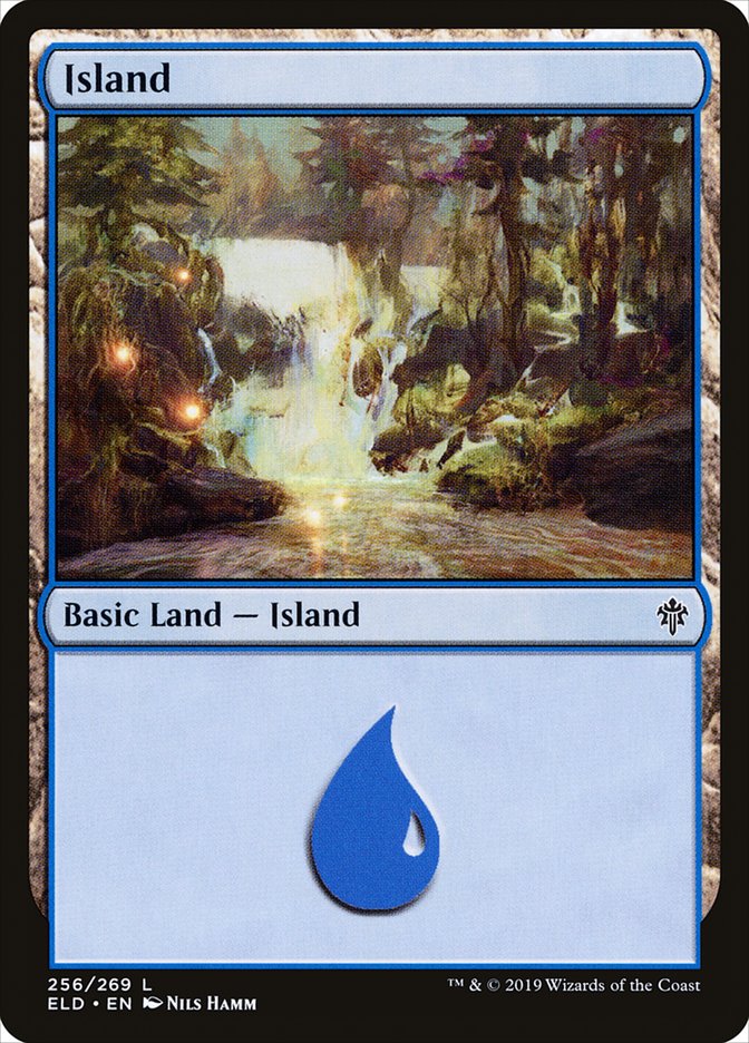 Island (256) [Throne of Eldraine] | Enigma On Main