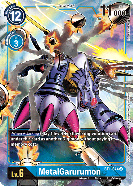 MetalGarurumon [BT1-044] (Alternate Art) [Release Special Booster Ver.1.0] | Enigma On Main