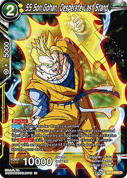 SS Son Gohan, Desperate Last Stand (Common) [BT13-097] | Enigma On Main