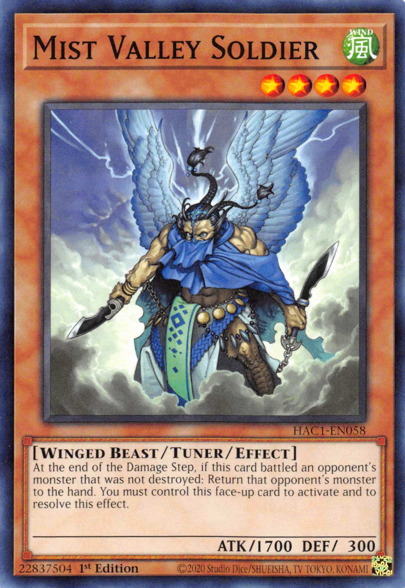 Mist Valley Soldier [HAC1-EN058] Common | Enigma On Main
