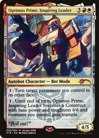 Optimus Prime, Inspiring Leader [Unique and Miscellaneous Promos] | Enigma On Main