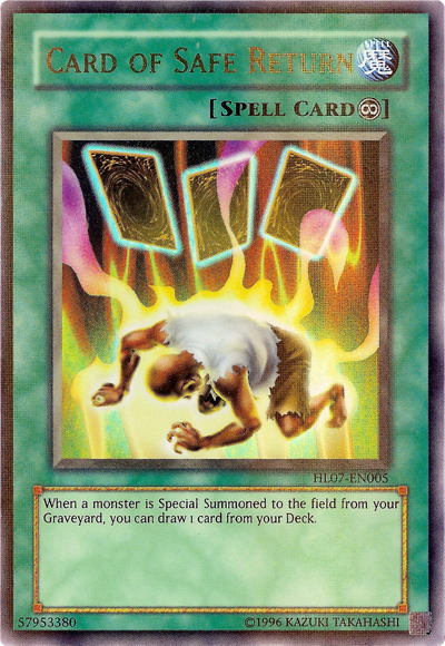 Card of Safe Return [HL07-EN005] Ultra Rare | Enigma On Main