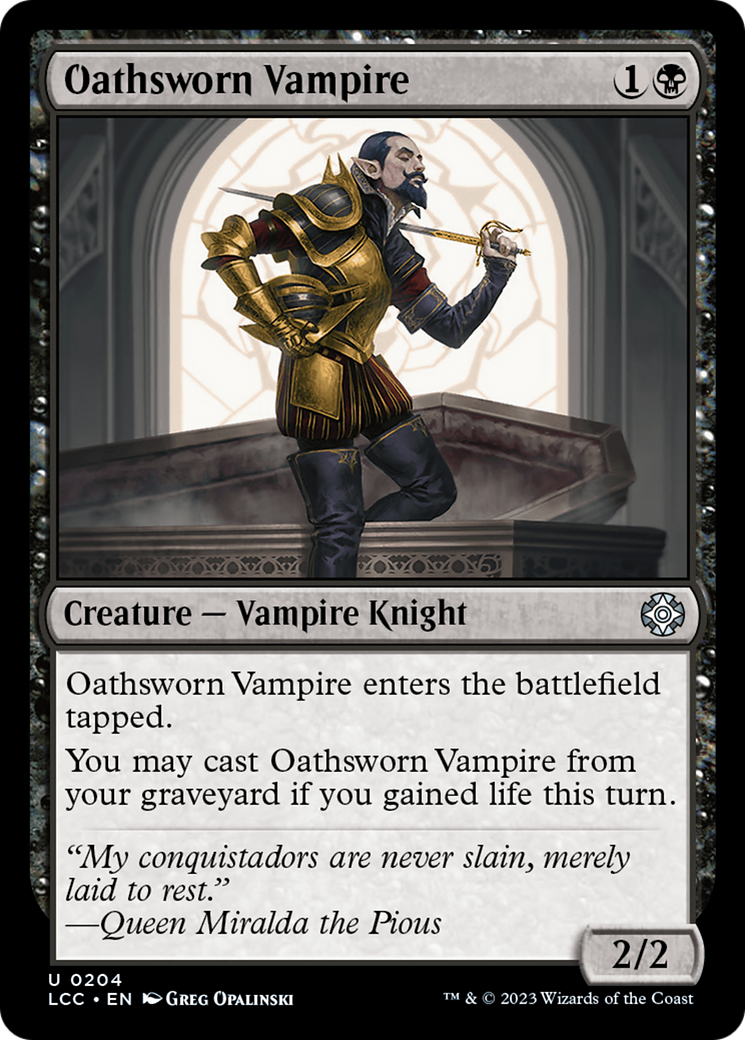 Oathsworn Vampire [The Lost Caverns of Ixalan Commander] | Enigma On Main