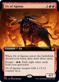 Ox of Agonas (Extended Art) [Theros Beyond Death] | Enigma On Main