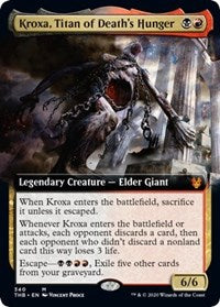 Kroxa, Titan of Death's Hunger (Extended Art) [Theros Beyond Death] | Enigma On Main