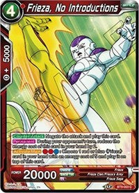 Frieza, No Introductions [BT9-003] | Enigma On Main