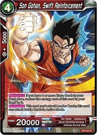 Son Gohan, Swift Reinforcement [BT9-010] | Enigma On Main