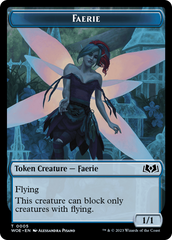 Faerie // Food (0010) Double-Sided Token [Wilds of Eldraine Tokens] | Enigma On Main