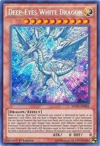 Deep-Eyes White Dragon [MVP1-ENS05] Secret Rare | Enigma On Main