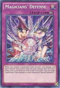 Magicians' Defense [MVP1-ENS28] Secret Rare | Enigma On Main