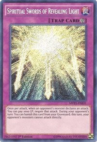 Spiritual Swords of Revealing Light [MVP1-ENS31] Secret Rare | Enigma On Main